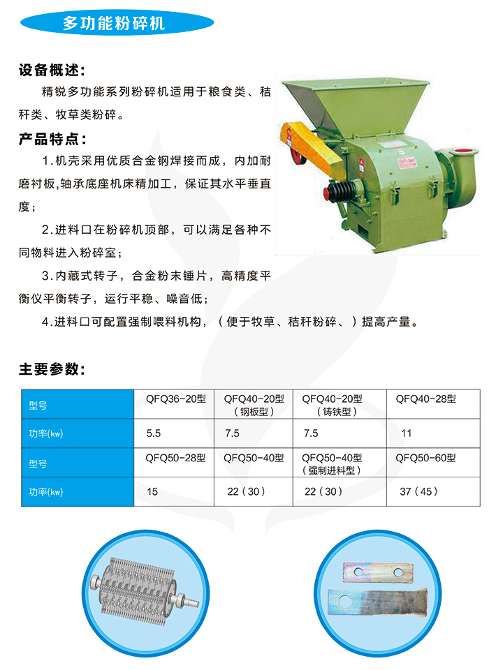 多功能粉碎機